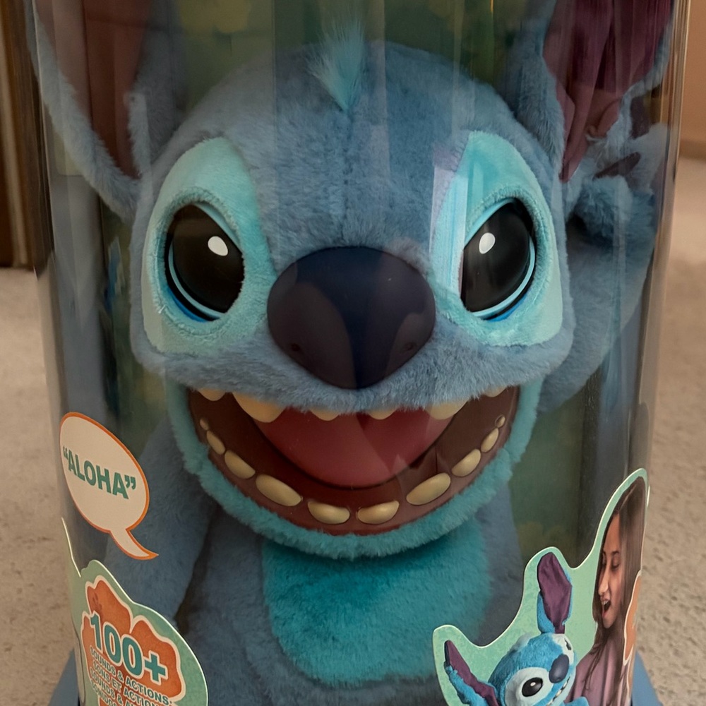 RealFX Disney Stitch Puppetronic Interactive Plush Toy (FIRST EDITION)